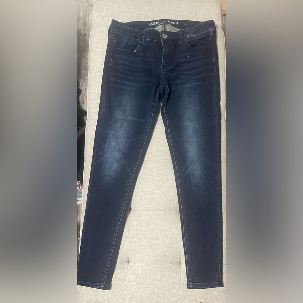 American Eagle skinny ankle jeans.